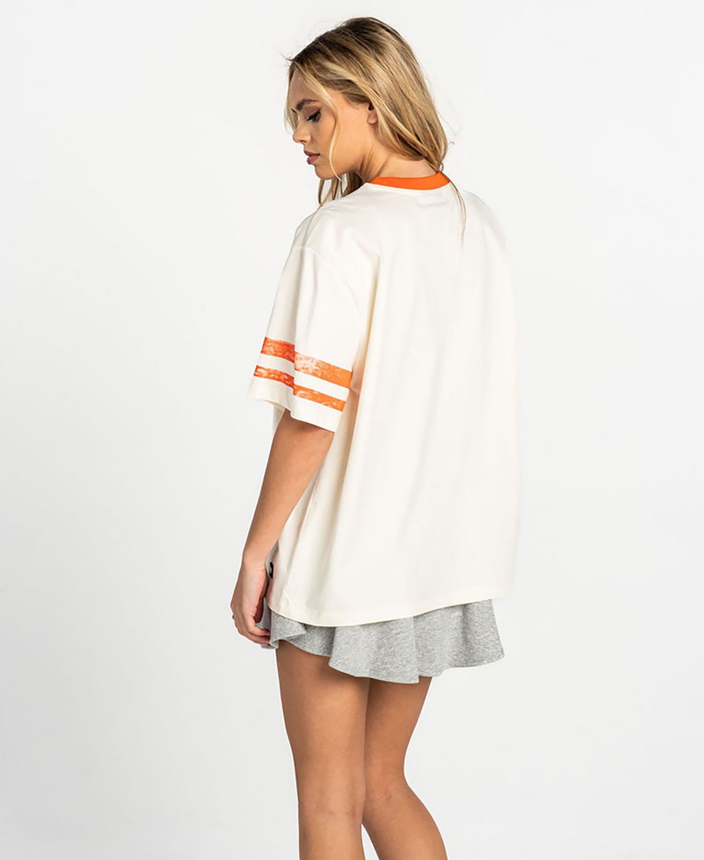 Женская футболка The Wild Collective White Phoenix Mercury Vintage Drop-Shoulder Oversized — фото 3