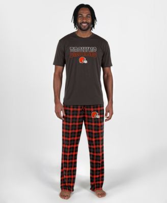 Men's Brown Cleveland Browns Highland Sleep Set