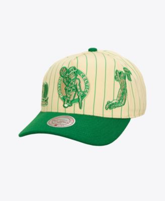 Men's Cream Boston Celtics Retro Roots Stripe Pro Adjustable Hat