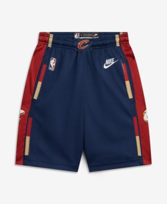 Big Boys' and Girls' Navy Cleveland Cavaliers Hardwood Classics Dri-FIT Swingman Shorts