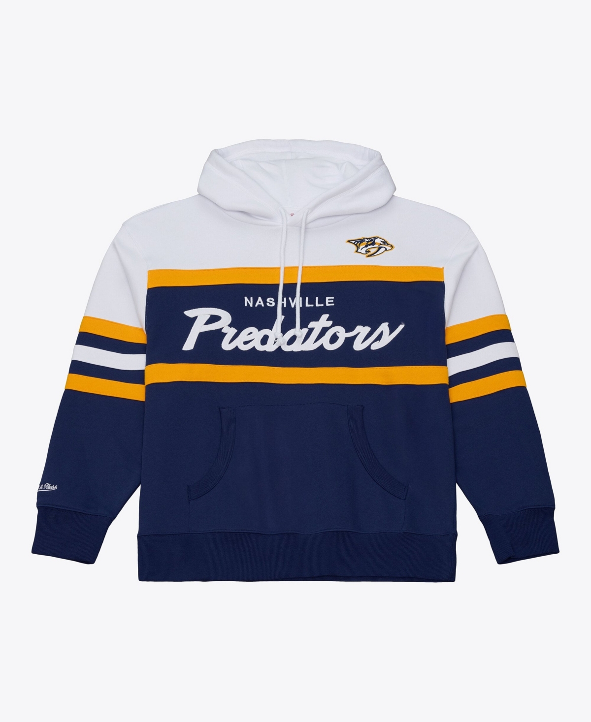 Mitchell & Ness Men's Navy Nashville Predators Head Coach Hoodie