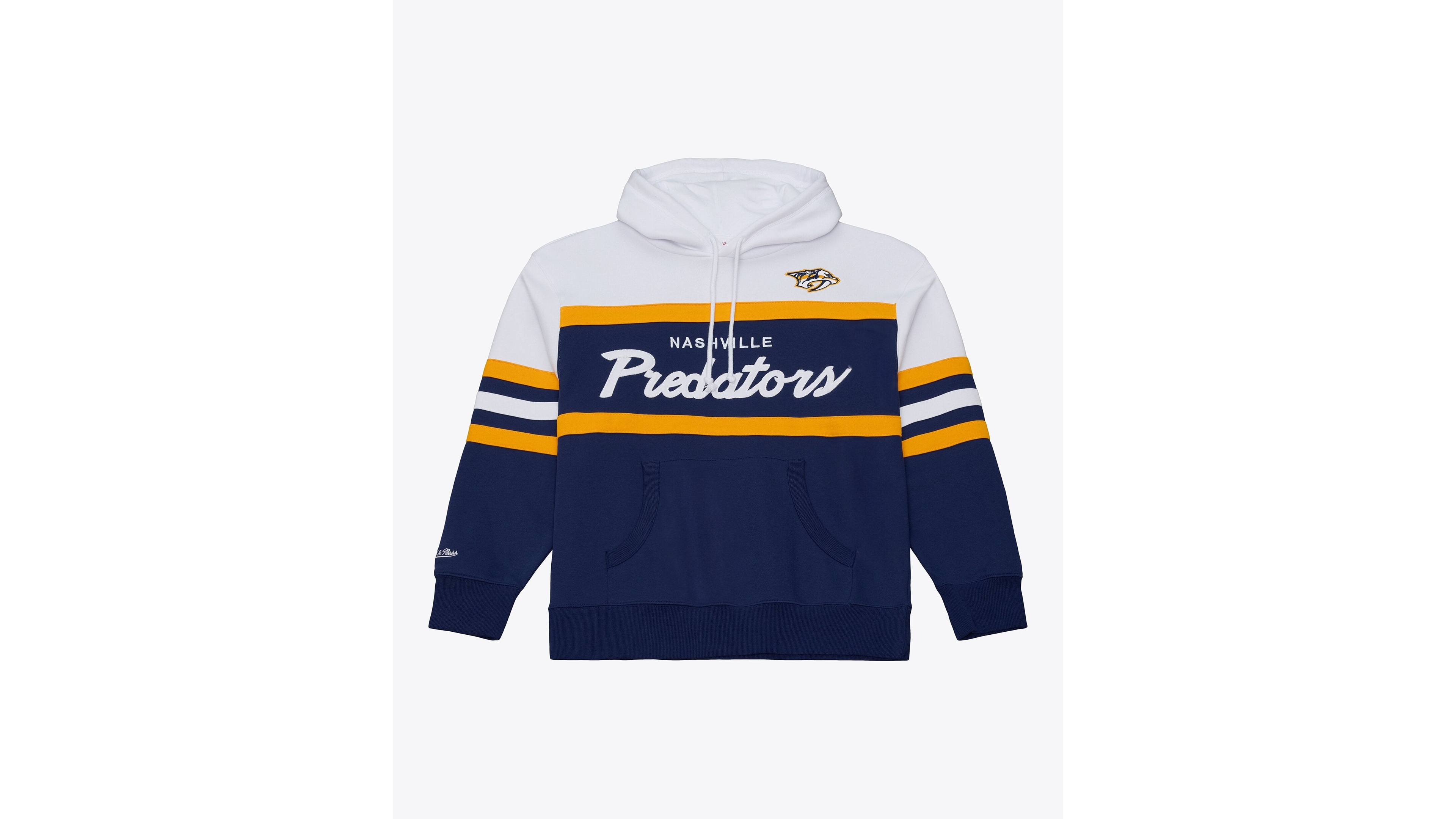 Mitchell & Ness Men's Navy Nashville Predators Head Coach Hoodie