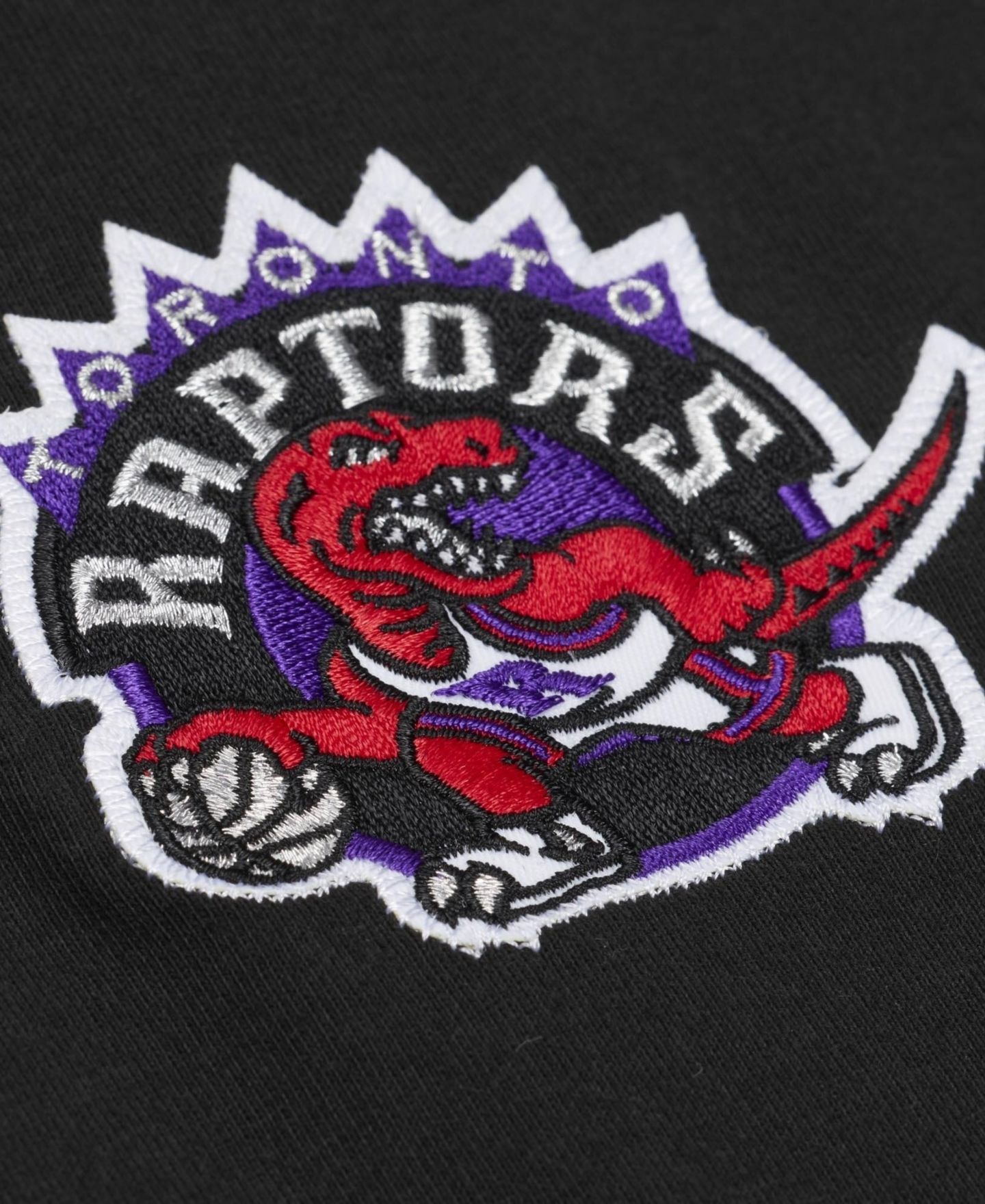 Мужская футболка Mitchell & Ness Vince Carter Black Toronto Raptors Hardwood Classics Player — фото 4
