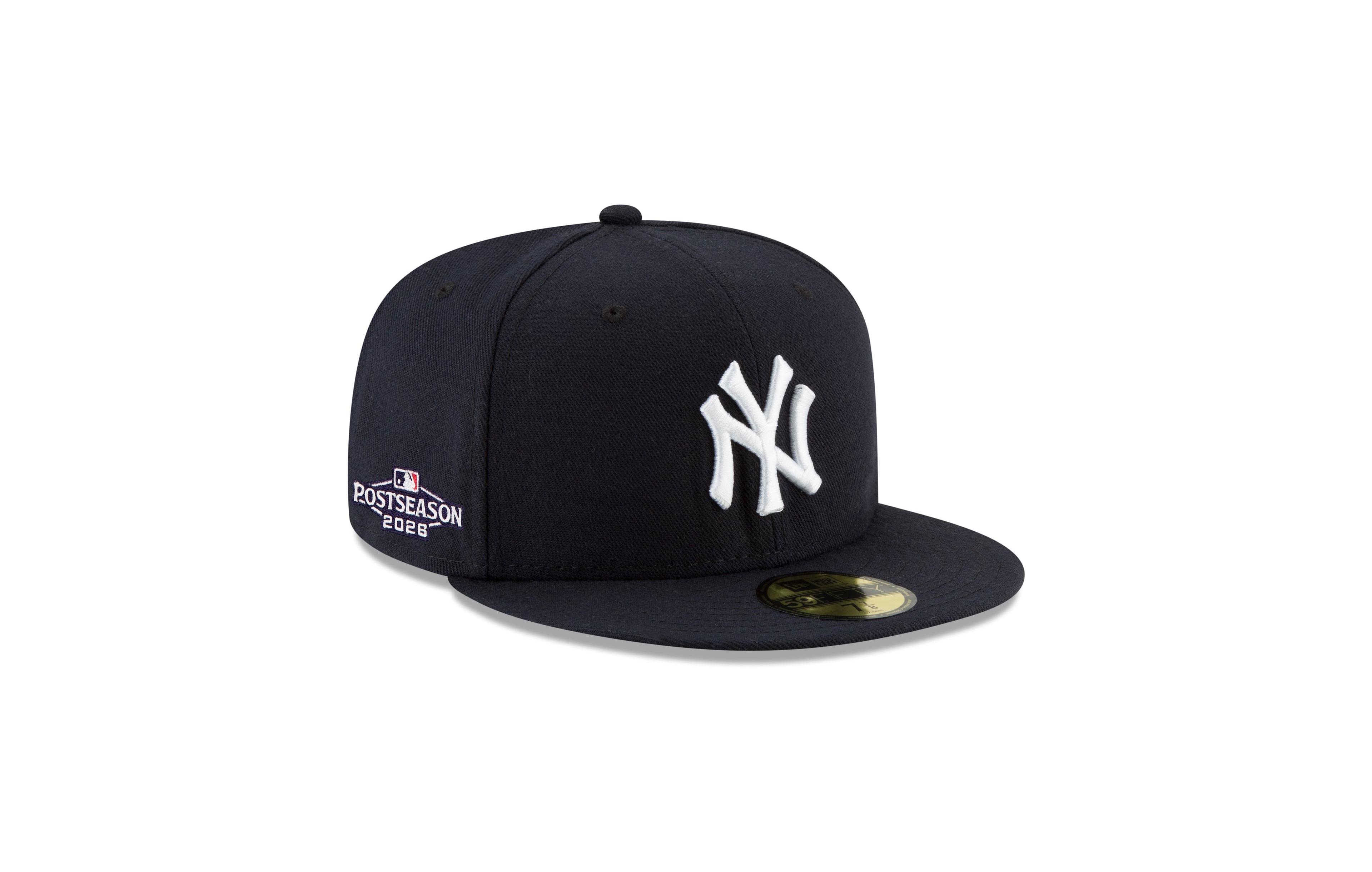 New Era Men's Navy York Yankees 2026 Mlb Postseason Side Patch 59FIFTY Fitted Hat