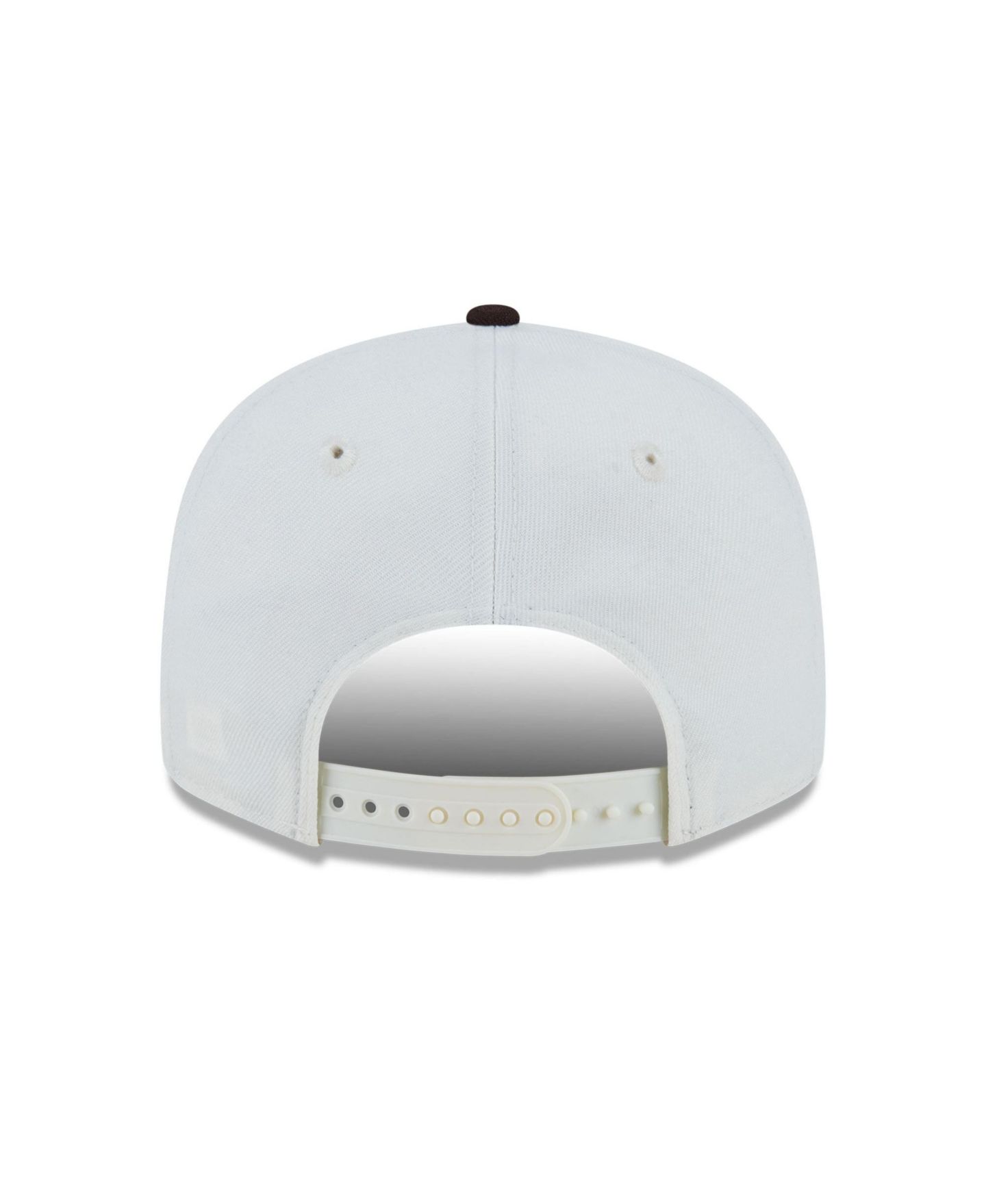 Мужская кепка New Era White Minnesota Timberwolves Pumpkin Spice 9FIFTY Snapback Hat — фото 4
