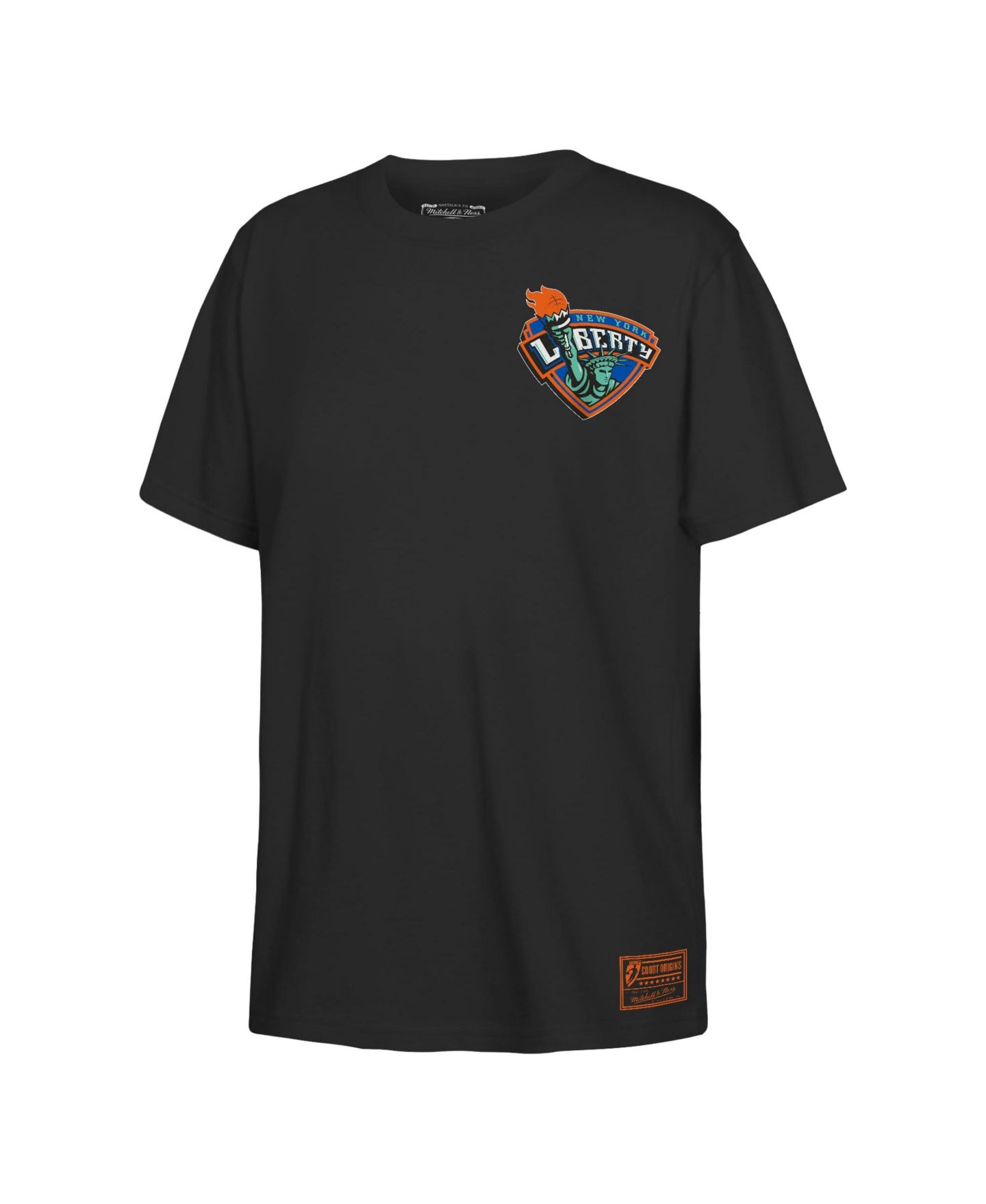 Детская футболка Mitchell & Ness Black New York Liberty Classic — фото 2