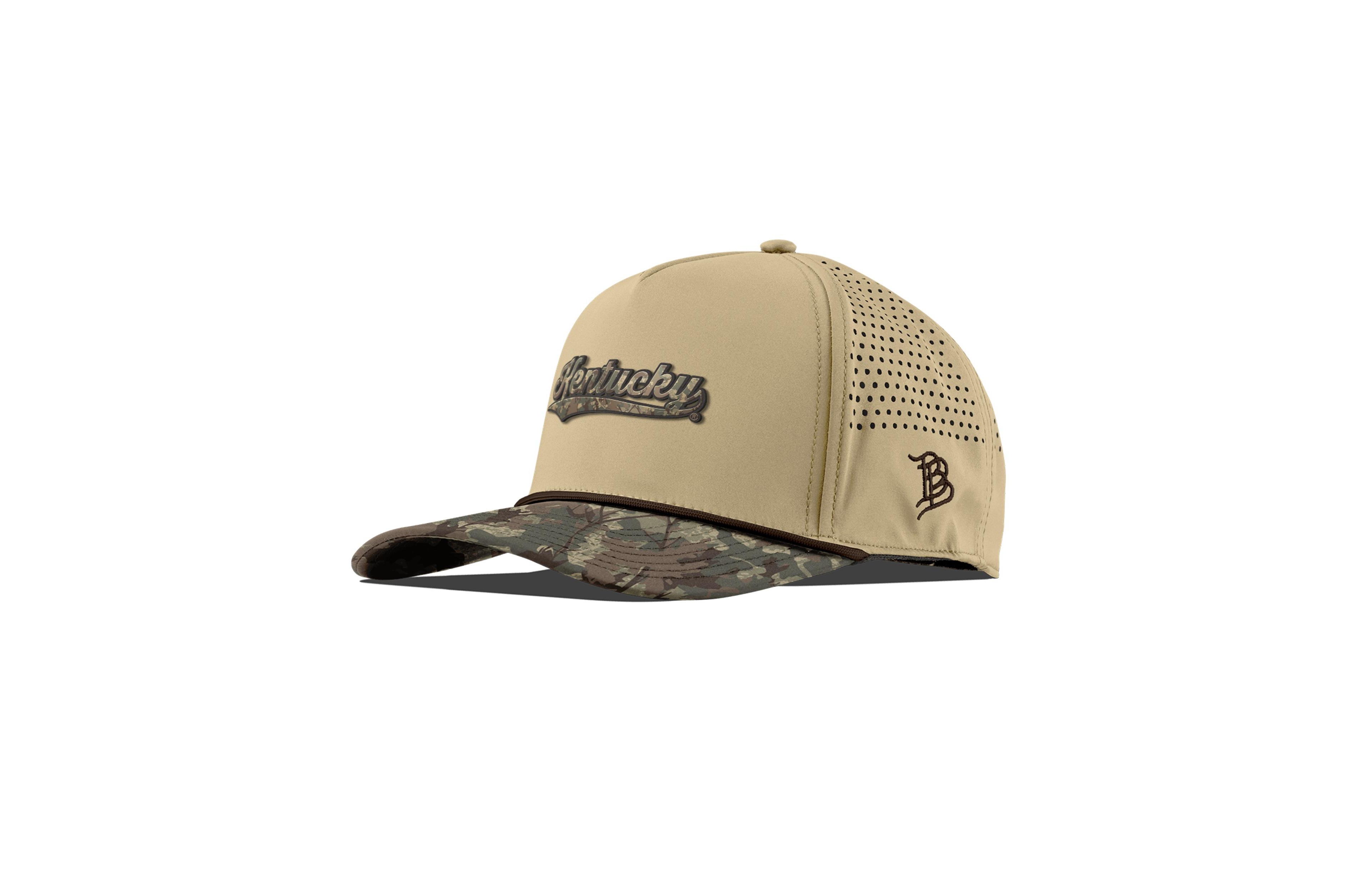 Branded Bills Men's and Women's Tan Kentucky Wildcats Timber Camo Adjustable Hat