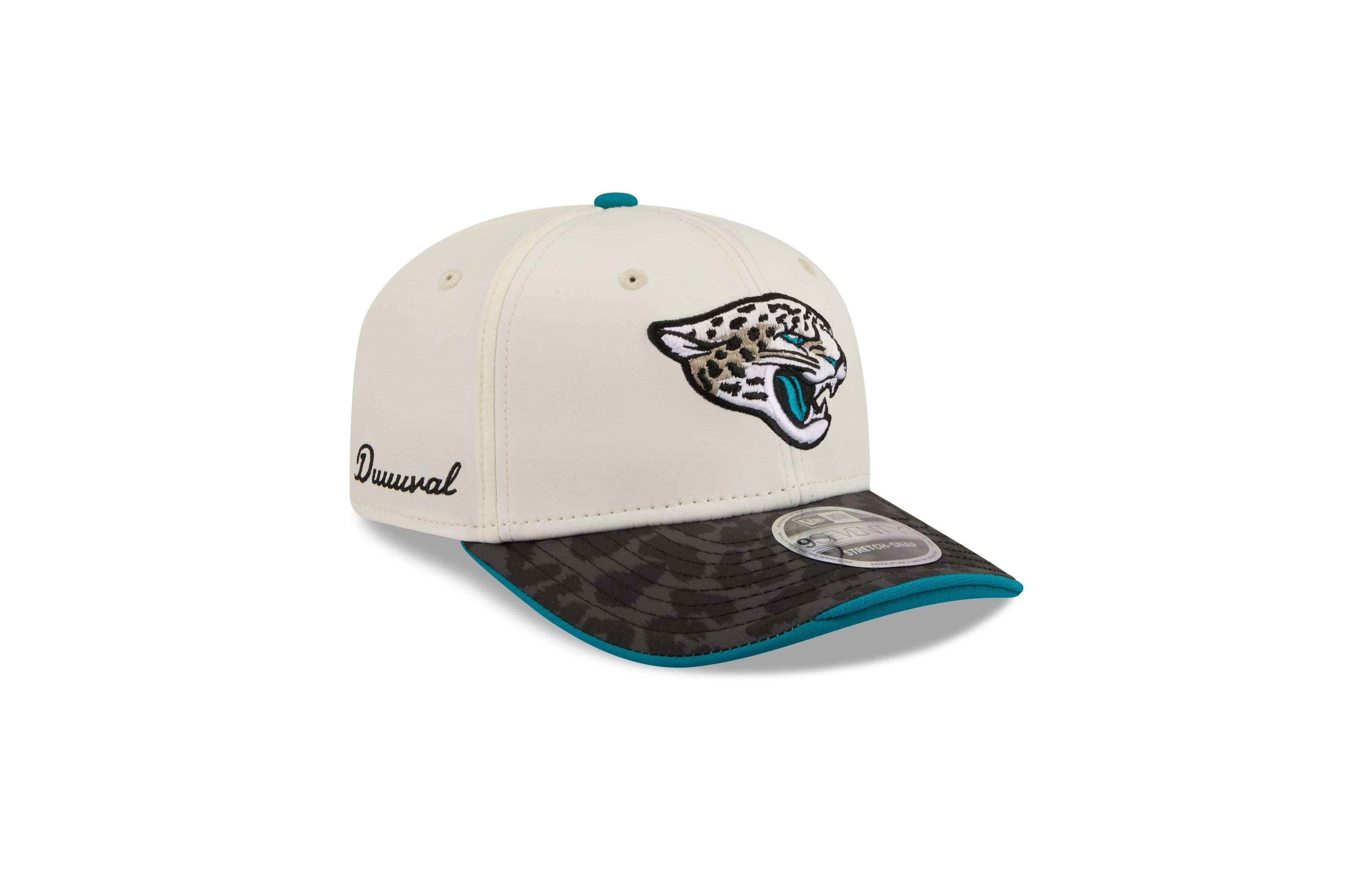 New Era Big Boys' and Girls' Natural Jacksonville Jaguars 2026 Rivalries Collection 9SEVENTY Adjustable Hat