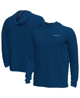 Men's Navy THE PLAYERS Drive Strom Quarter-Zip Hoodie