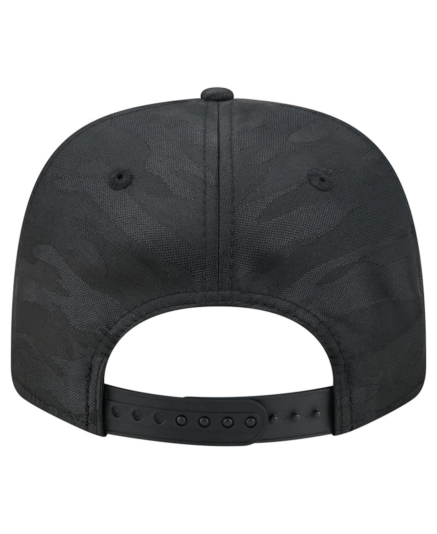 Мужская кепка New Era Black Chicago Bulls Camo 9SEVENTY Perforated Adjustable Hat — фото 3