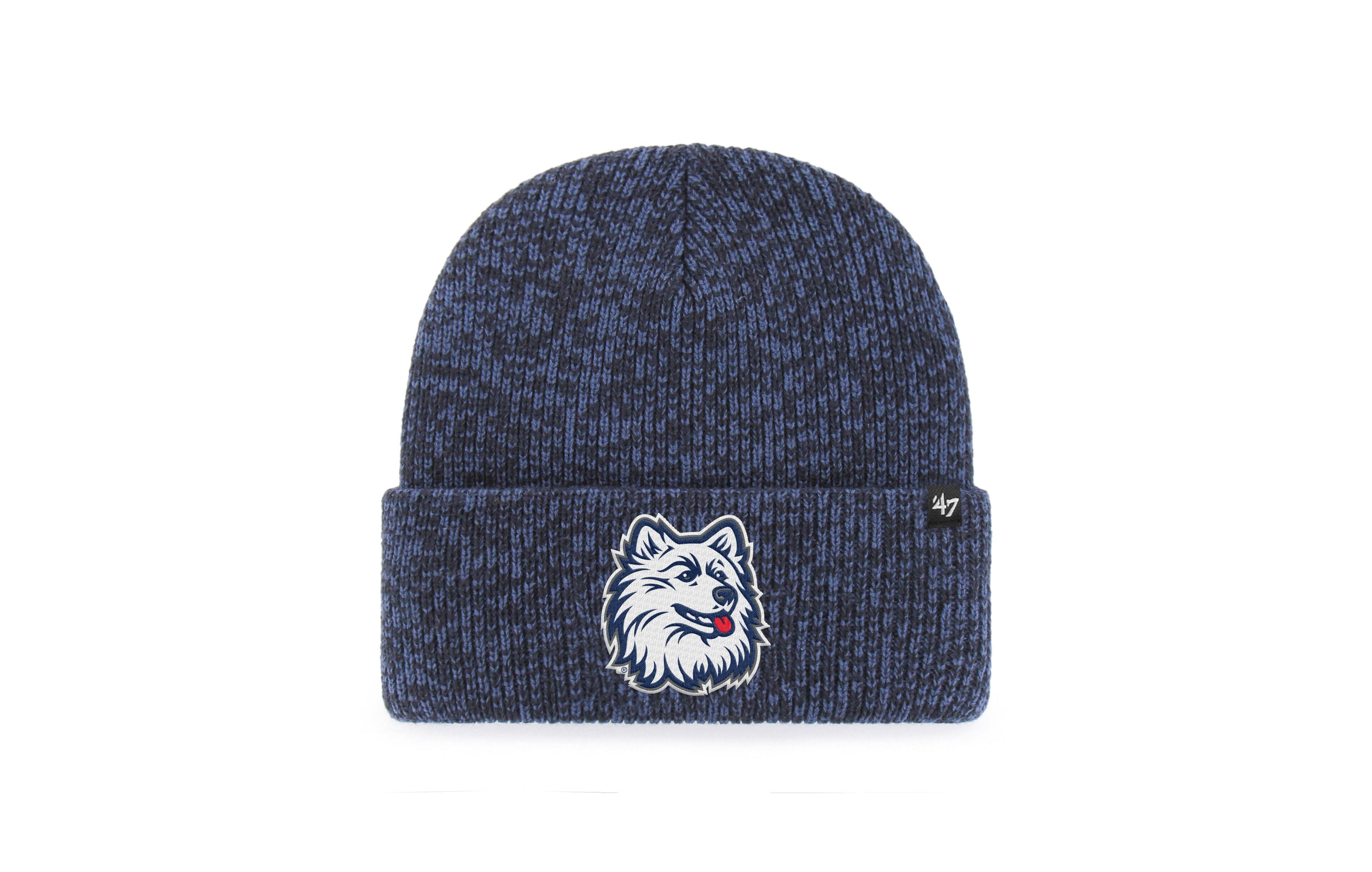 '47 Brand Men's and Women's Navy UConn Huskies Brain Freeze Cuff Knit Hat