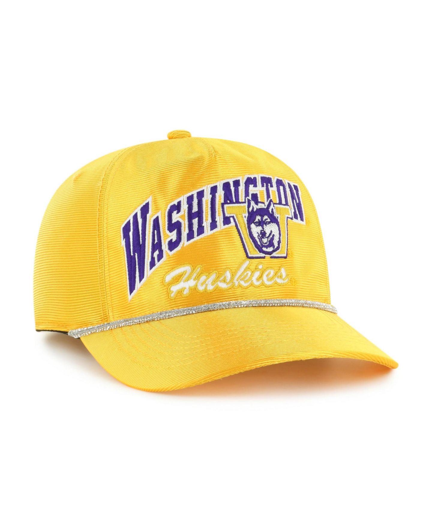 Женская кепка '47 Brand Gold Washington Huskies Glitter Hitch Adjustable Hat — фото 2