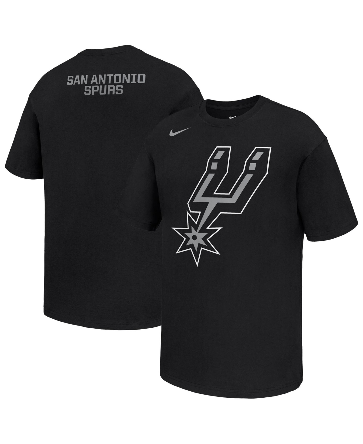 Nike Men's Black San Antonio Spurs Core Max90 T-Shirt - Black