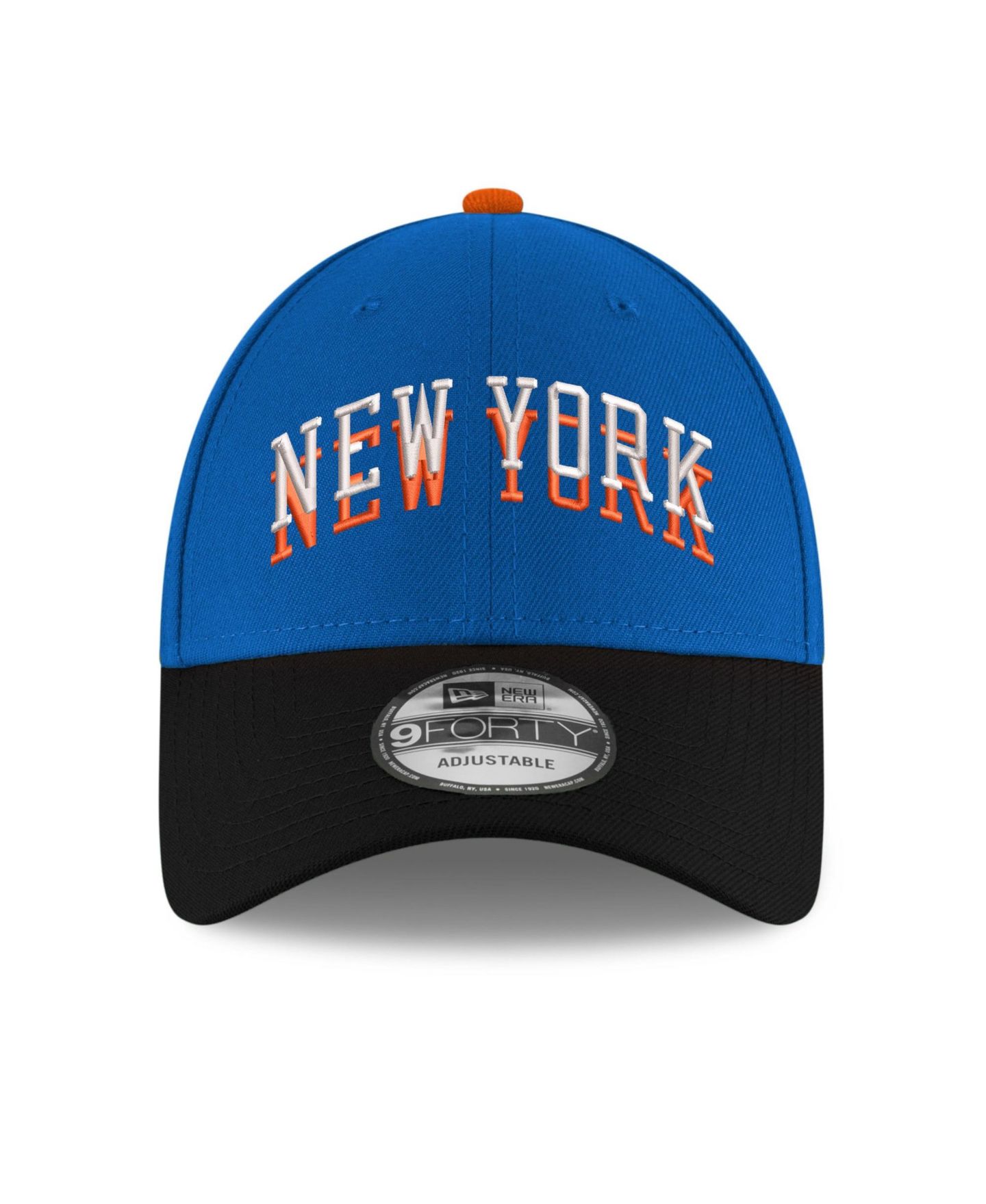 Детская кепка New Era Blue/Black New York Knicks 9FORTY Adjustable Hat — фото 3