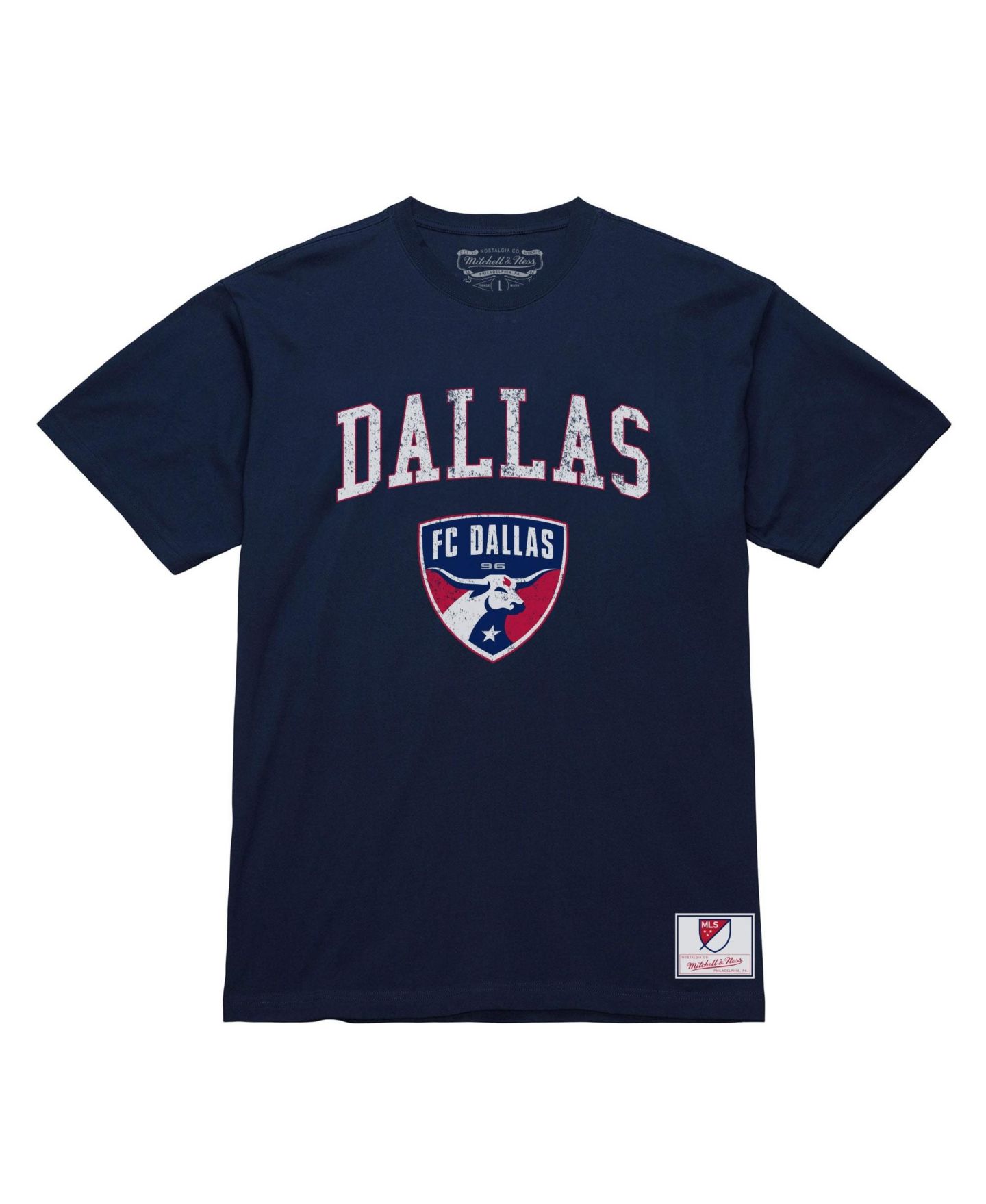 Мужская футболка Mitchell & Ness Navy FC Dallas City Pride — фото 4