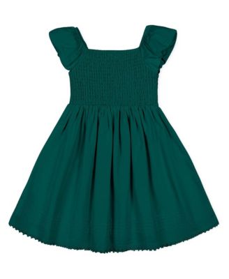 Toddler Girls 2T-5 Sateen Flower Dress
