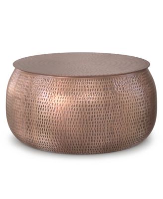Griffen 34" Metal Storage Coffee Table