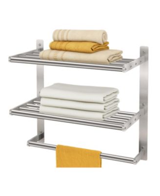 16" Bathroom Hardware Towel Rack Bars 3 Tier