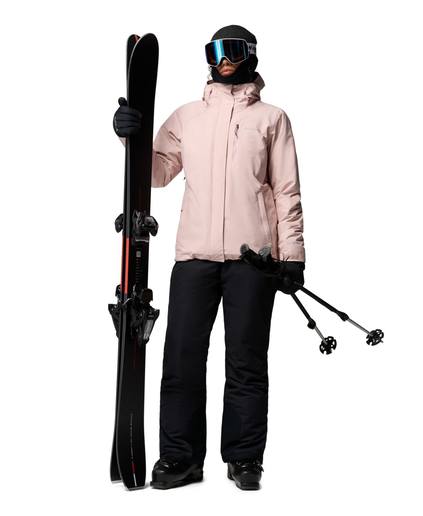 Женская куртка Columbia Whirlibird V Interch 3-in-1 Waterproof, цвет: Чёрный — фото 35