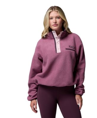 Women's Helvetia II Sherpa Fleece Cropped Pullover Jacket