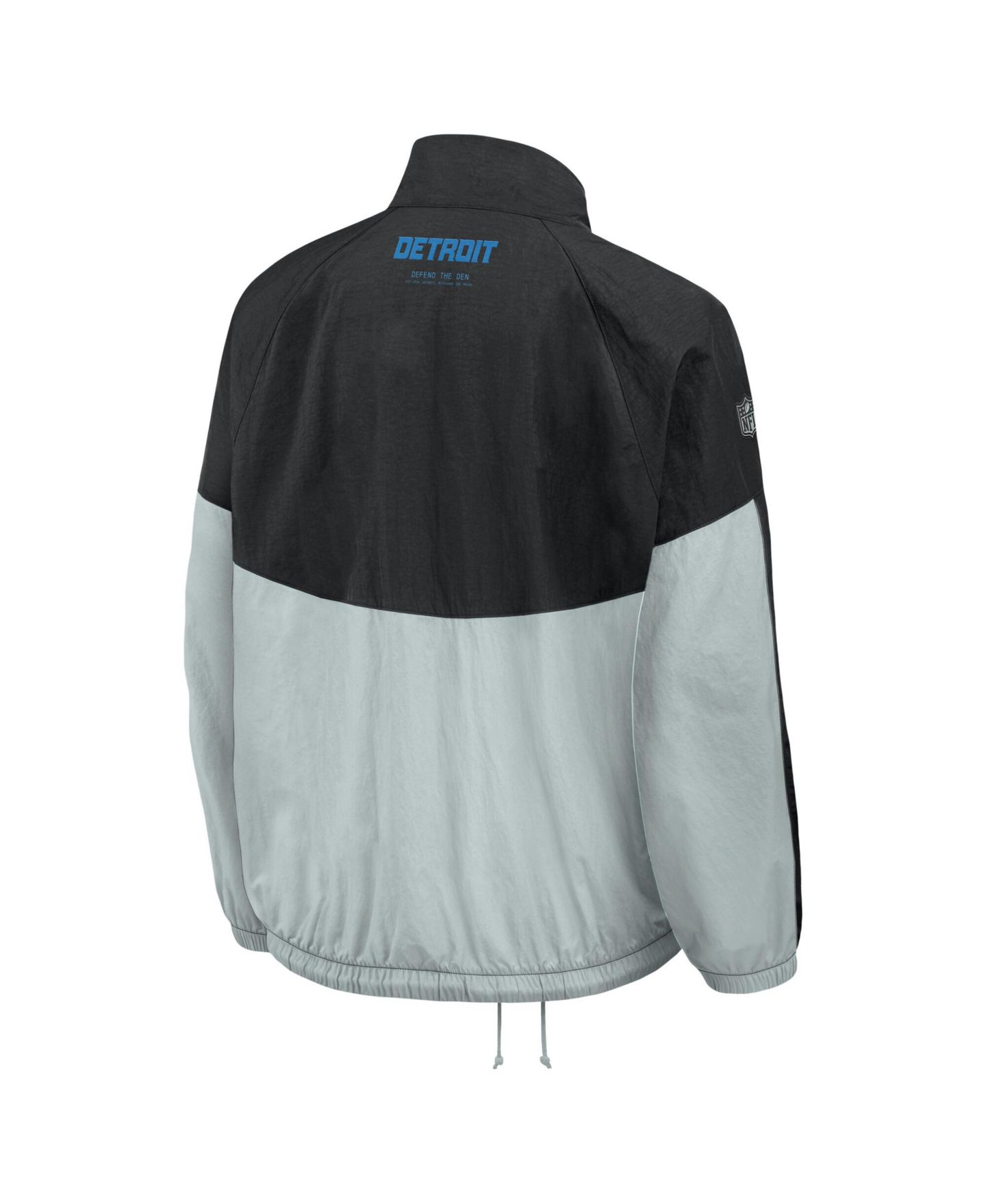 Мужская куртка Nike Black Detroit Lions 2026 Rivalries Collection Oversized — фото 4