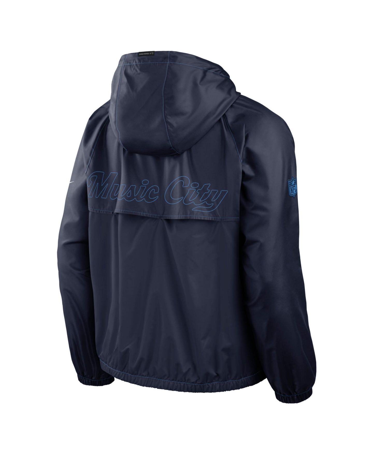 Мужская куртка Nike Navy/Blue Tennessee Titans 2026 Rivalries Collection Windrunner Full-Zip — фото 7