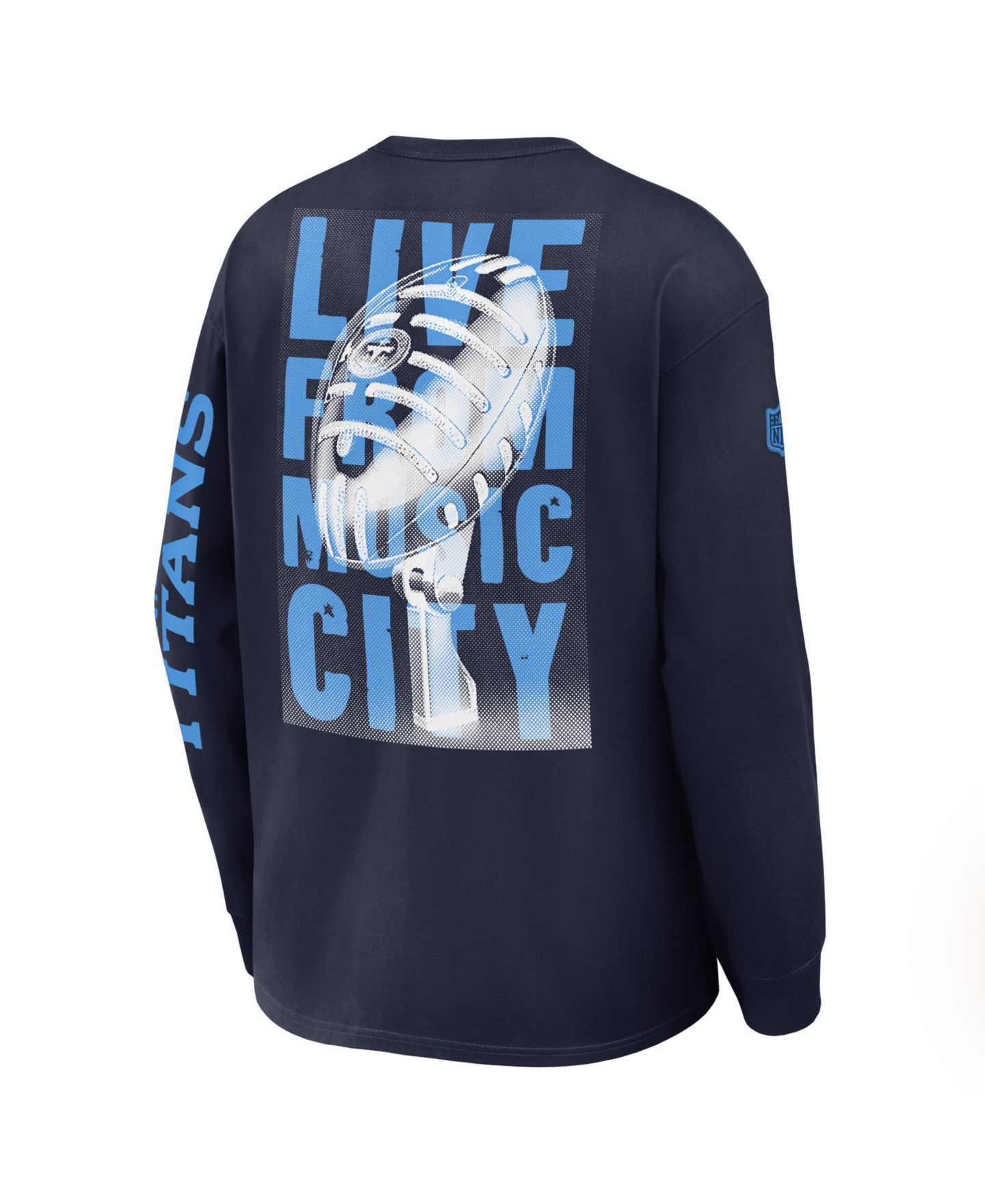 Мужская футболка Nike Navy Tennessee Titans 2026 Rivalries Collection Max90 Long Sleeve — фото 5