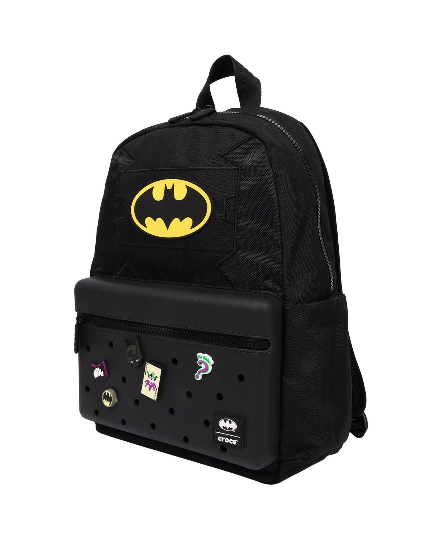 Рюкзак Crocs DC Comics Batman x Officially Licensed Jibbitz Compatible Bookbag, цвет: Чёрный — фото 3