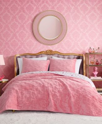 Tilted Bow Stitch 3-Piece Quilt Set, Full/Queen