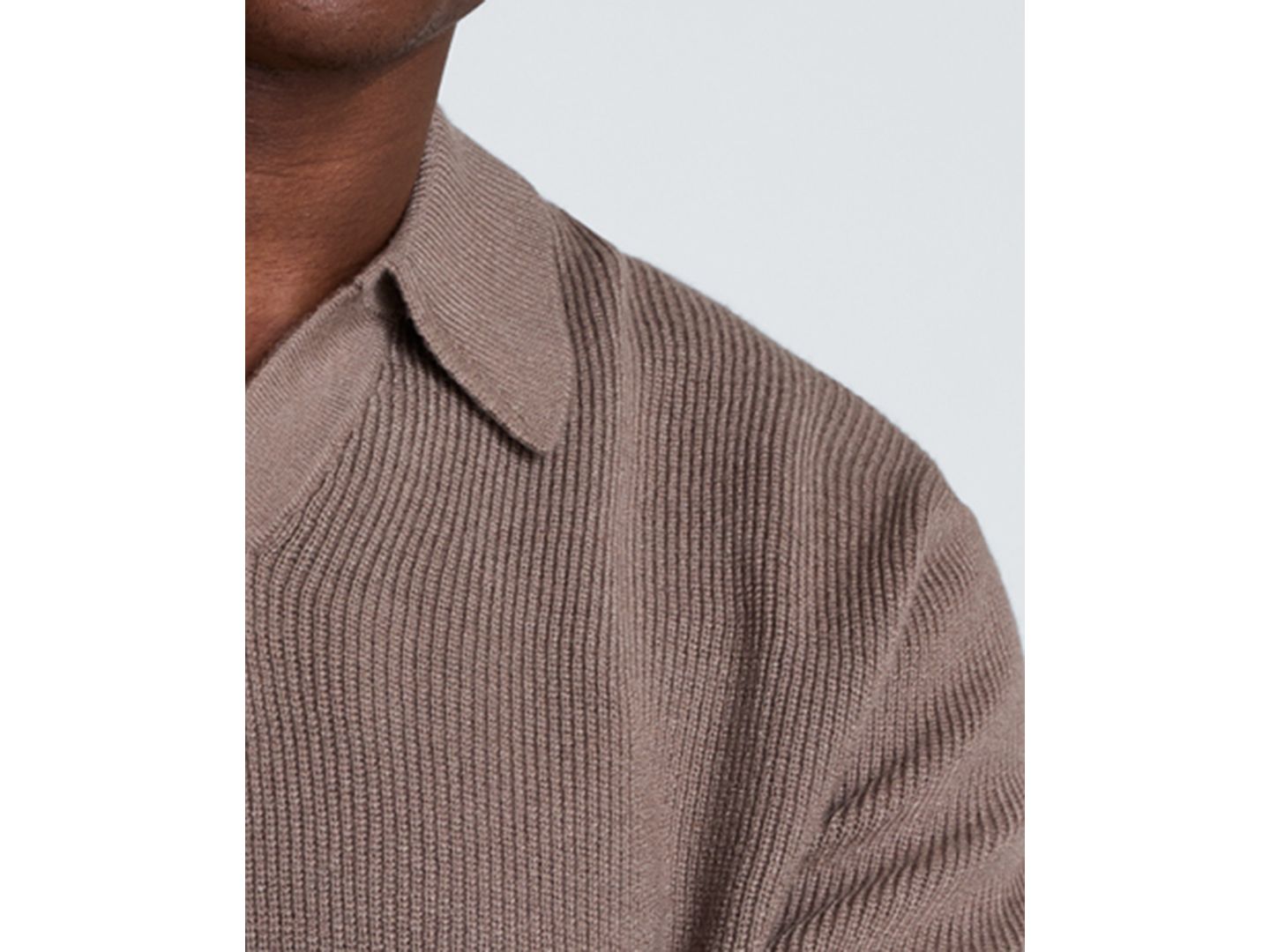 Мужское поло Kenneth Cole Long-Sleeve Classic-Fit Johnny Collar Polo Shirt, цвет: Угольный — фото 8