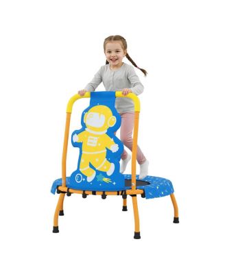Astronaut Trampoline 18" Jump Mat with Foam-Padded Handle, 176-lb. Capacity, Ages 3-6