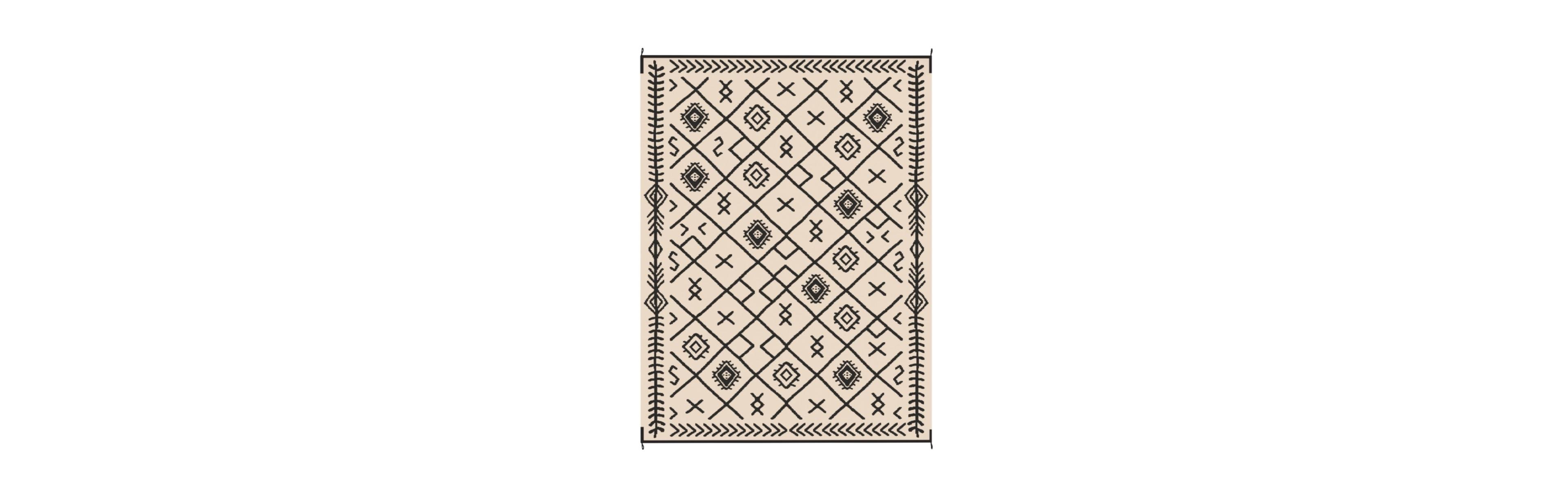 Sevorley Reversible Outdoor Rug, 310g/m Polypropylene