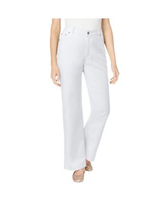 Women's Within Stretch Denim Wide-Leg Five-Pocket Jeans