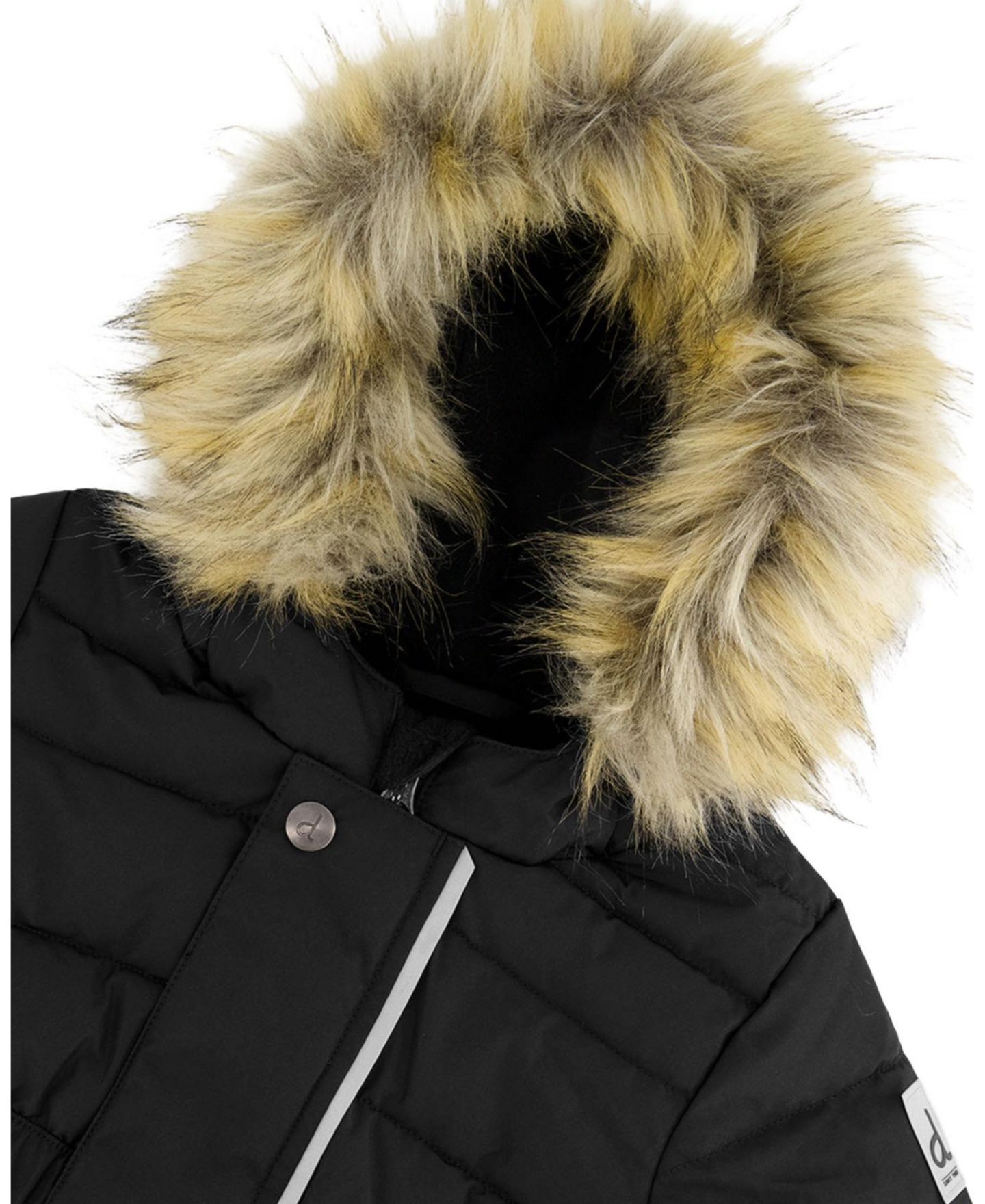 Комбинезон Deux par Deux ( 6M to 24M) Unisex Original One Piece Puffy Snowsuit with Removable Mittens and Boots для мальчиков-малышей, цвет: Чёрный — фото 10
