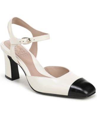 Women's Fedra Strappy Two-Tone Square Toe Pumps