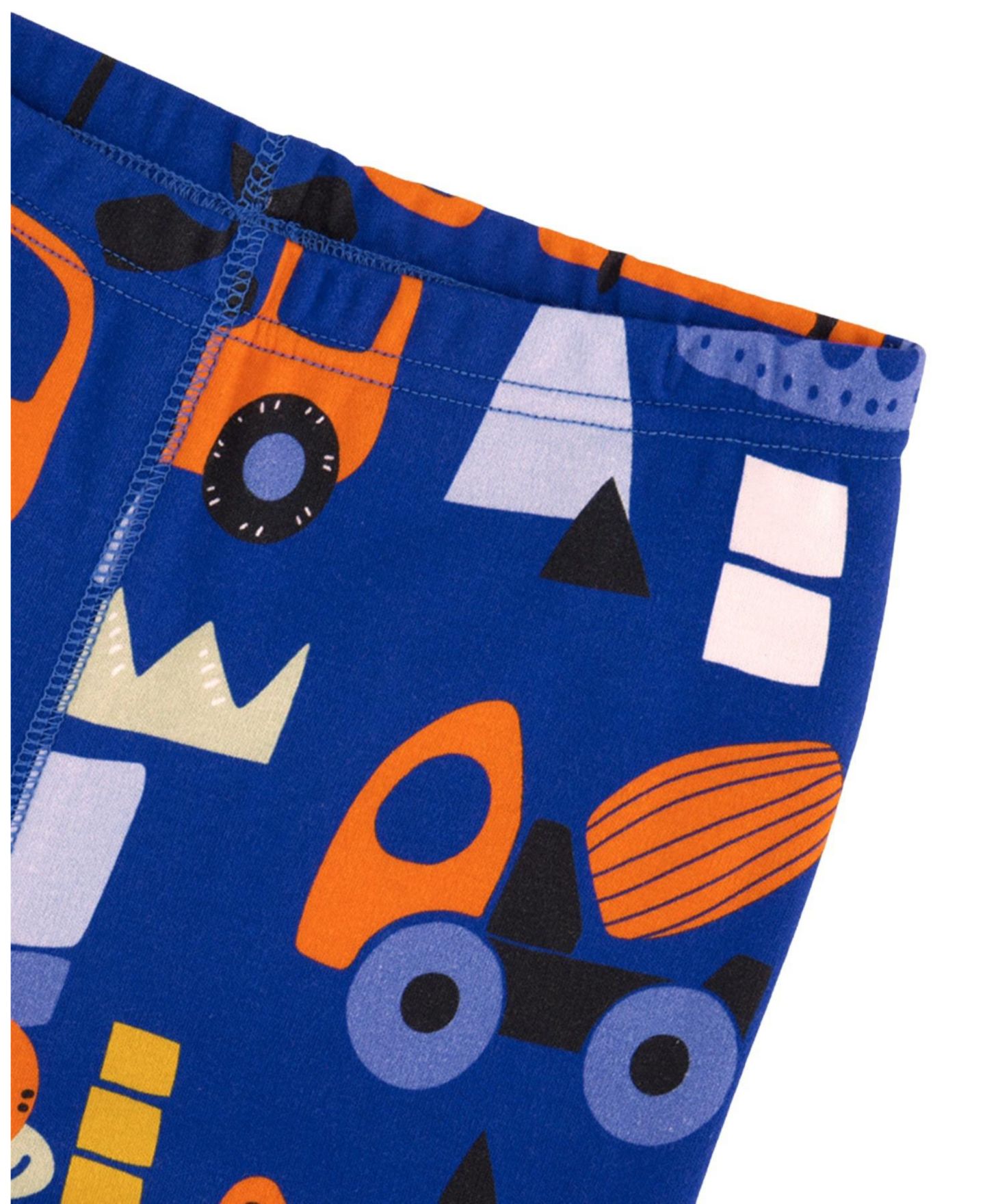 Deux par Deux Little and Big Boy's (6-12) Cotton Two Piece Pajama Set, цвет: Синий с принтом — фото 7