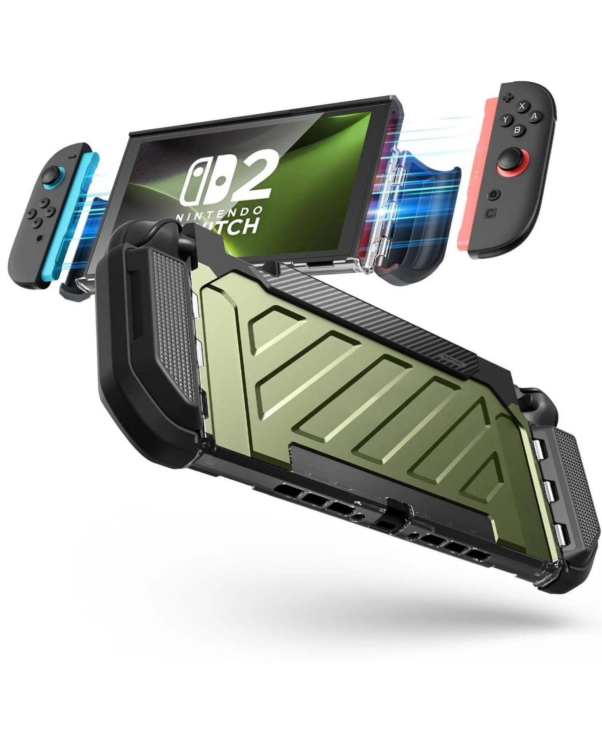 Supcase Nintendo Switch 2 Unicorn Beetle Pro Gaming Case - Dark green