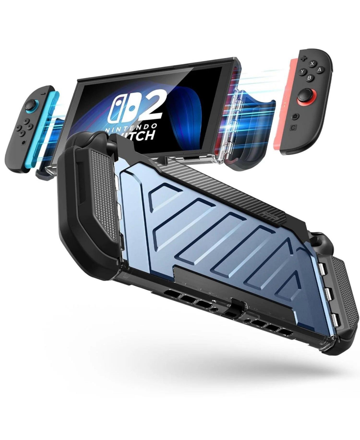 Supcase Nintendo Switch 2 Unicorn Beetle Pro Gaming Case - Metallic blue