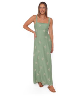 Women's Oregon Square Neck Floral Maxi Dress