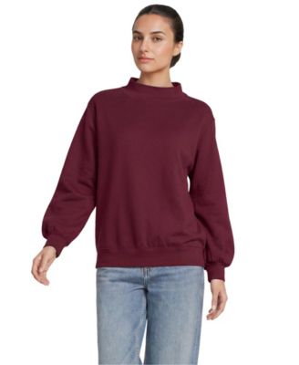 Women's Serious Sweats Long-Sleeve Mock-Neck Sweatshirt