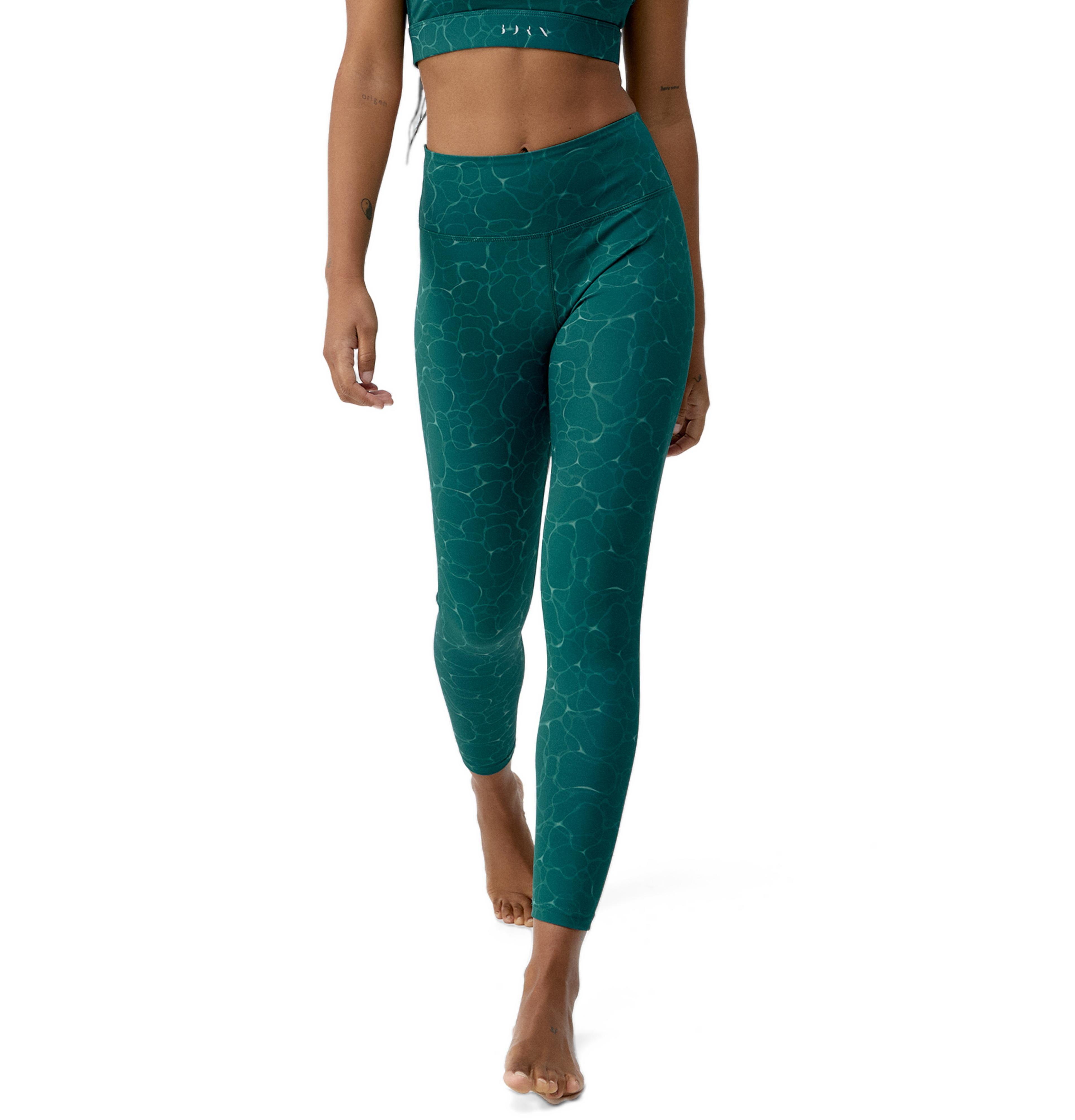 Born Living Yoga Women's 7/8 Performance Medium Rise Sport Legging