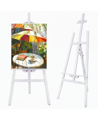 Adjustable Wooden Easel Stand Foldable Portable Versatile Art Display