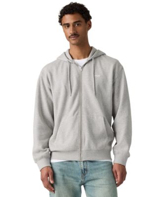 Men's Fleece Relaxed-Fit Zip-Up Hoodie