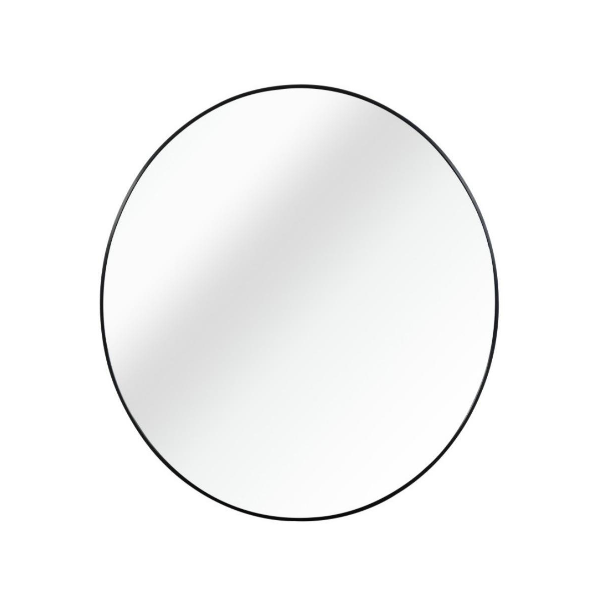 Busdays 16 Inch Round Bathroom Mirror Metal Frame Wall Mounted Decorative Mirror for Bedroom Living Room Vanity