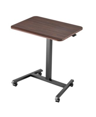 Adjustable Height Mobile Standing Desk With Locking Casters