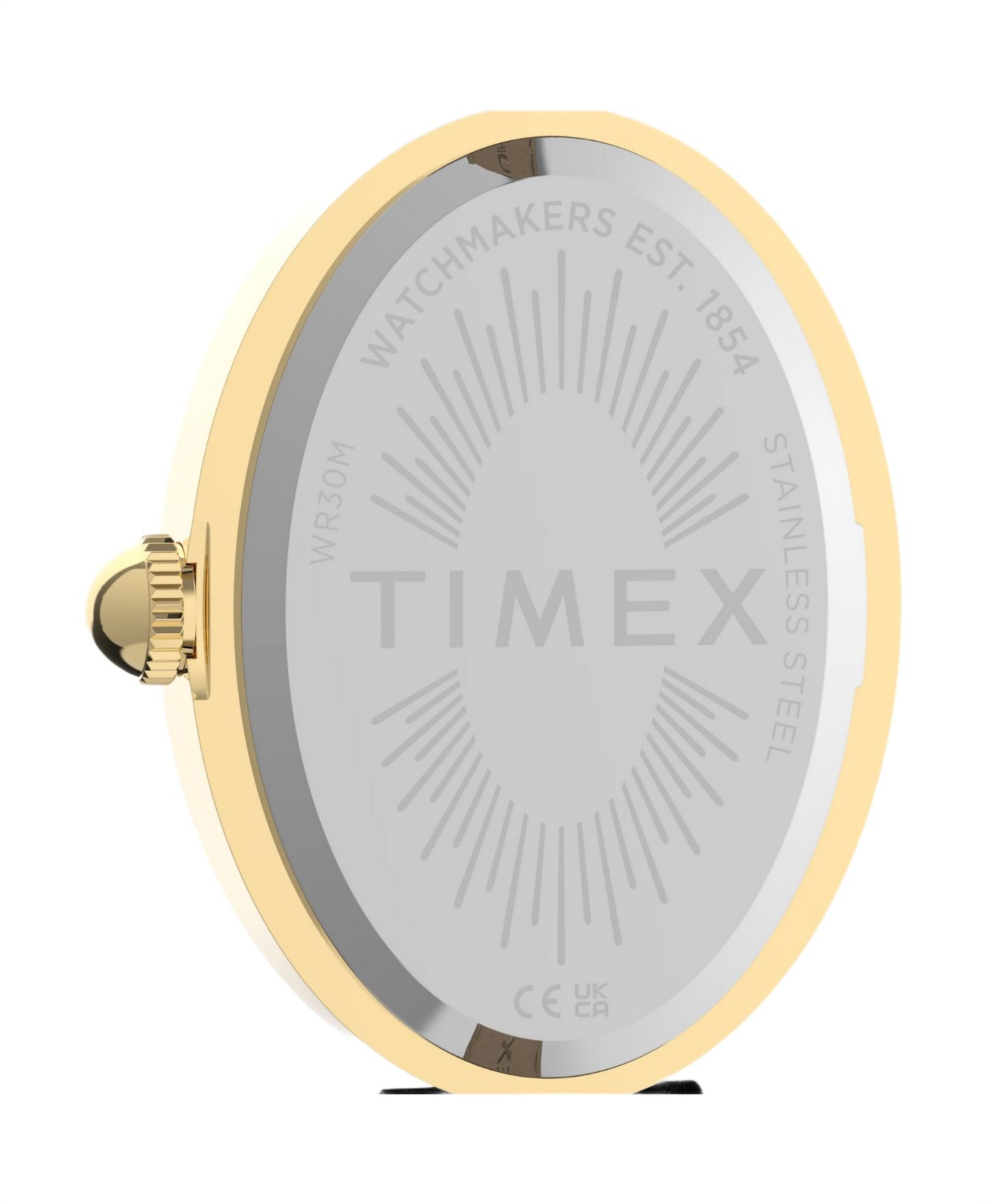Женские часы Timex Quartz Cavatina Analog Black Leather Watch 22 mm — фото 5
