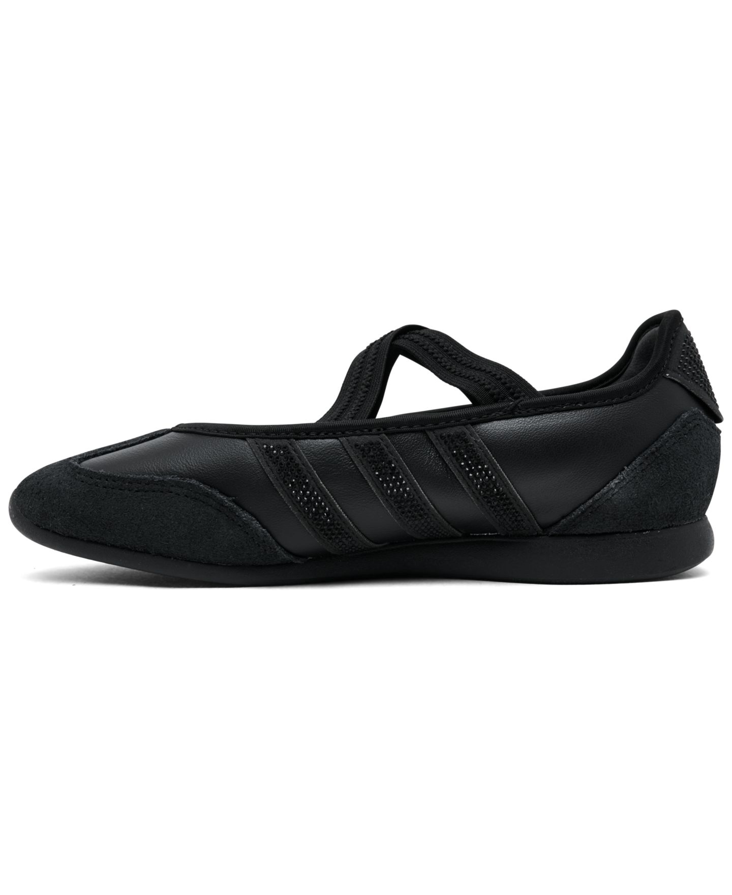 Женские балетки adidas Barreda Round-Toe Memory Foam Mary Jane, цвет: Чёрный — фото 3