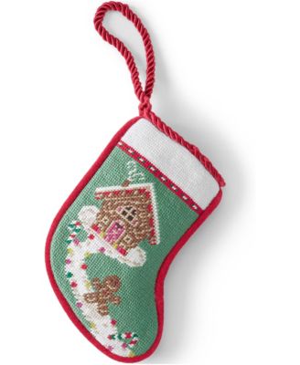 Mini Needlepoint Christmas Stocking