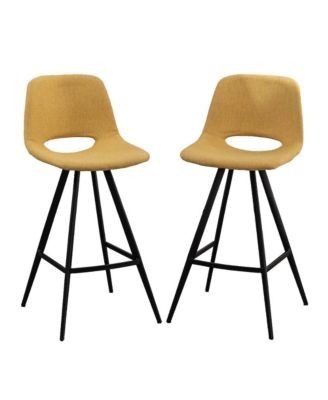 Porth Fabric Kitchen 28.25" Barstools