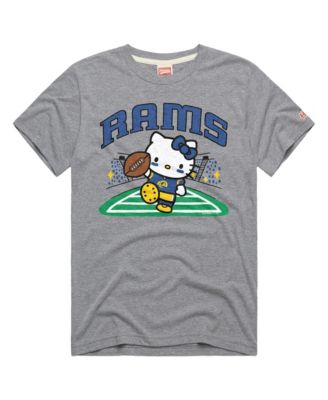 Men's and Women's Gray Los Angeles Rams X Hello Kitty Triblend T-Shirt